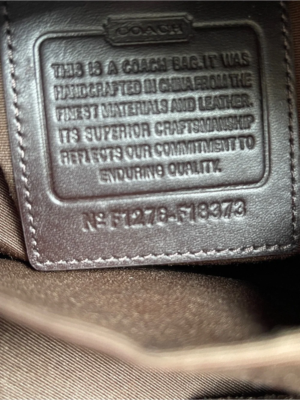 Coach Signature Canvas Diaper Bag